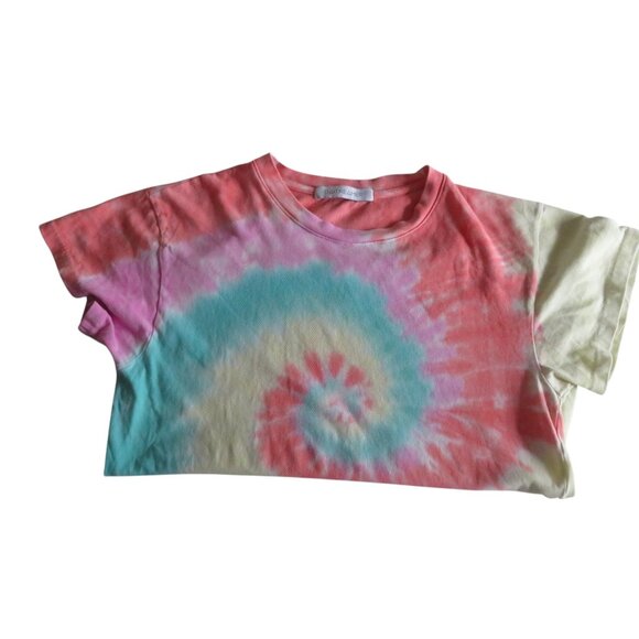 Daydreamer Spiral Tie Dye “Azalea” Short Sleeve T-shirt, Size XS, NWOT - Picture 9 of 9